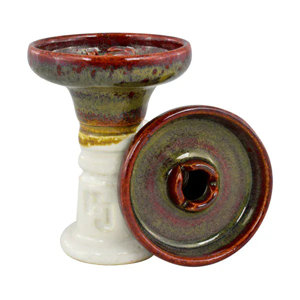 HJ Trimony Hookah Bowl Red/White