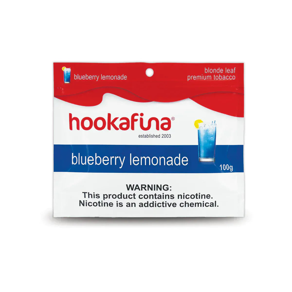 Hookafina Shisha 100g Blueberry Lemonade
