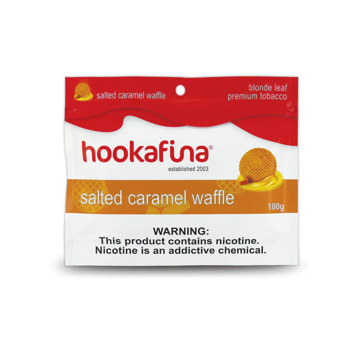 Hookafina Shisha 100g Salted Caramel Waffle