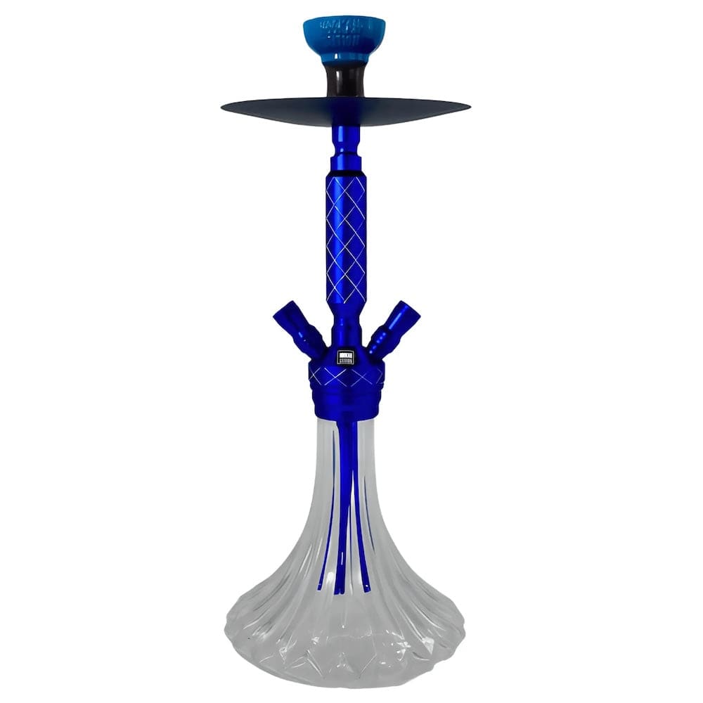 Hookah Station Dual Hose Hookah Blue
