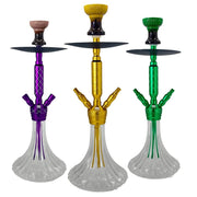 Hookah Station Dual Hose Hookah Purple