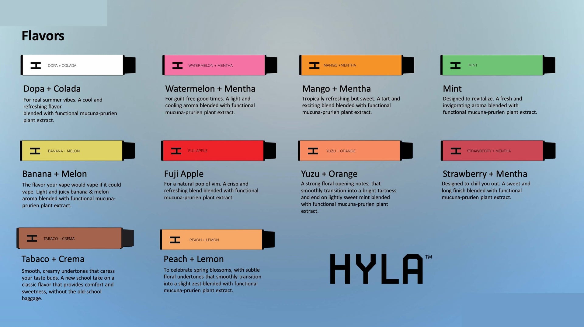 Hyla Nicotine Free Dopa Vape Disposable