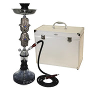 Inhale Khamsa Hand of Fatima Hookah with Case