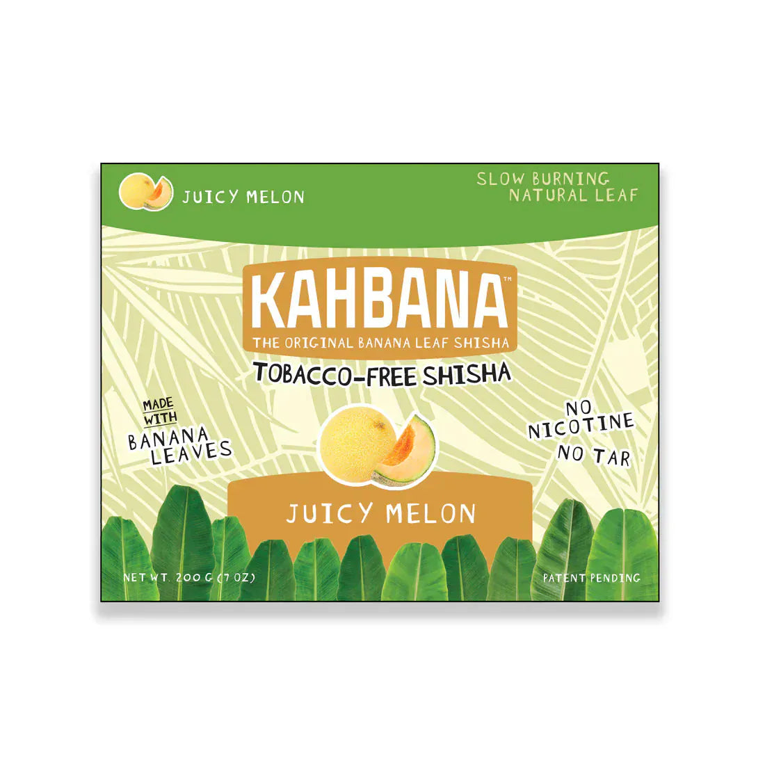 KahBana Banana Leaf Shisha 200g Juicy Melon