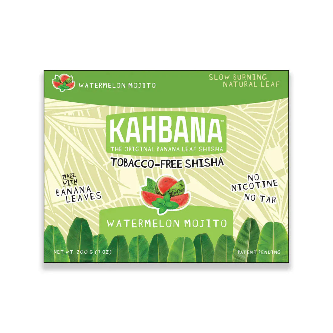 KahBana Banana Leaf Shisha 200g Watermelon Mojito