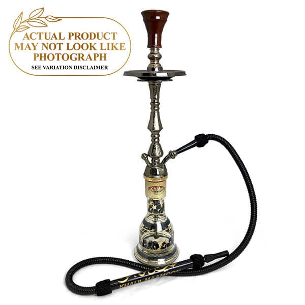 Khalil Mamoon Burj Hookah 31" Oxidized