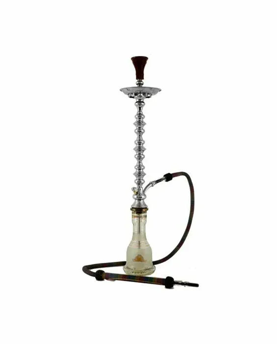 Khalil Mamoon Exotica Hookah 34" Clear with Stripes / Random