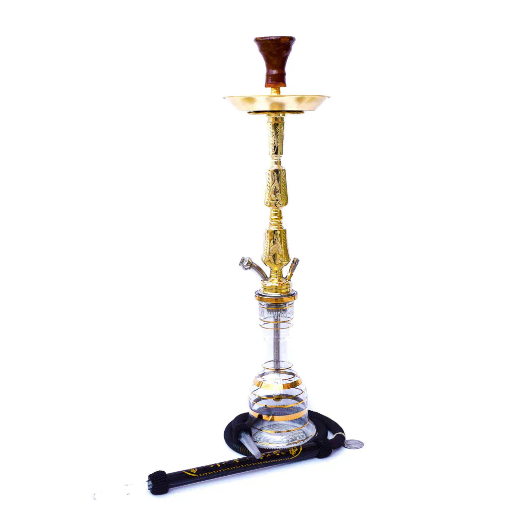 Khalil Mamoon Kamanja Hookah 32" Gold