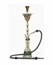Khalil Mamoon Shamadan Ice Chamber Hookah 34" Clear with Stripes / Random