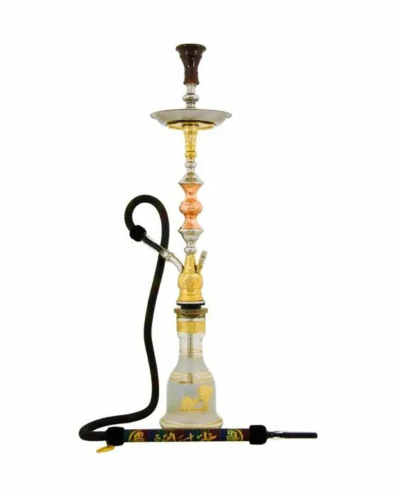 Khalil Mamoon Trimetal Hookah 34"
