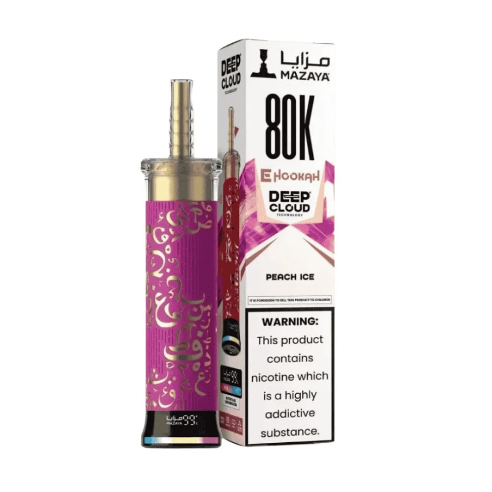 Mazaya 80K Deep Cloud E-Hookah Vape Disposable