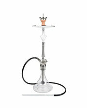 MOB Diamond Hookah 34" Silver
