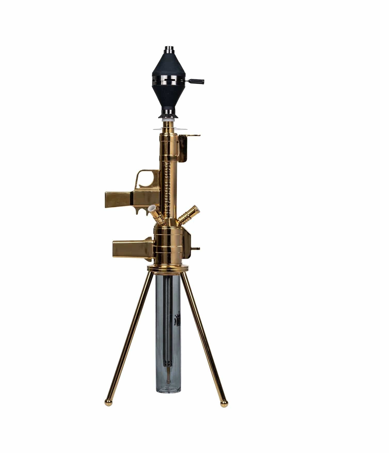 MOB RPG Bazookah Hookah w/ Case 29" Gold
