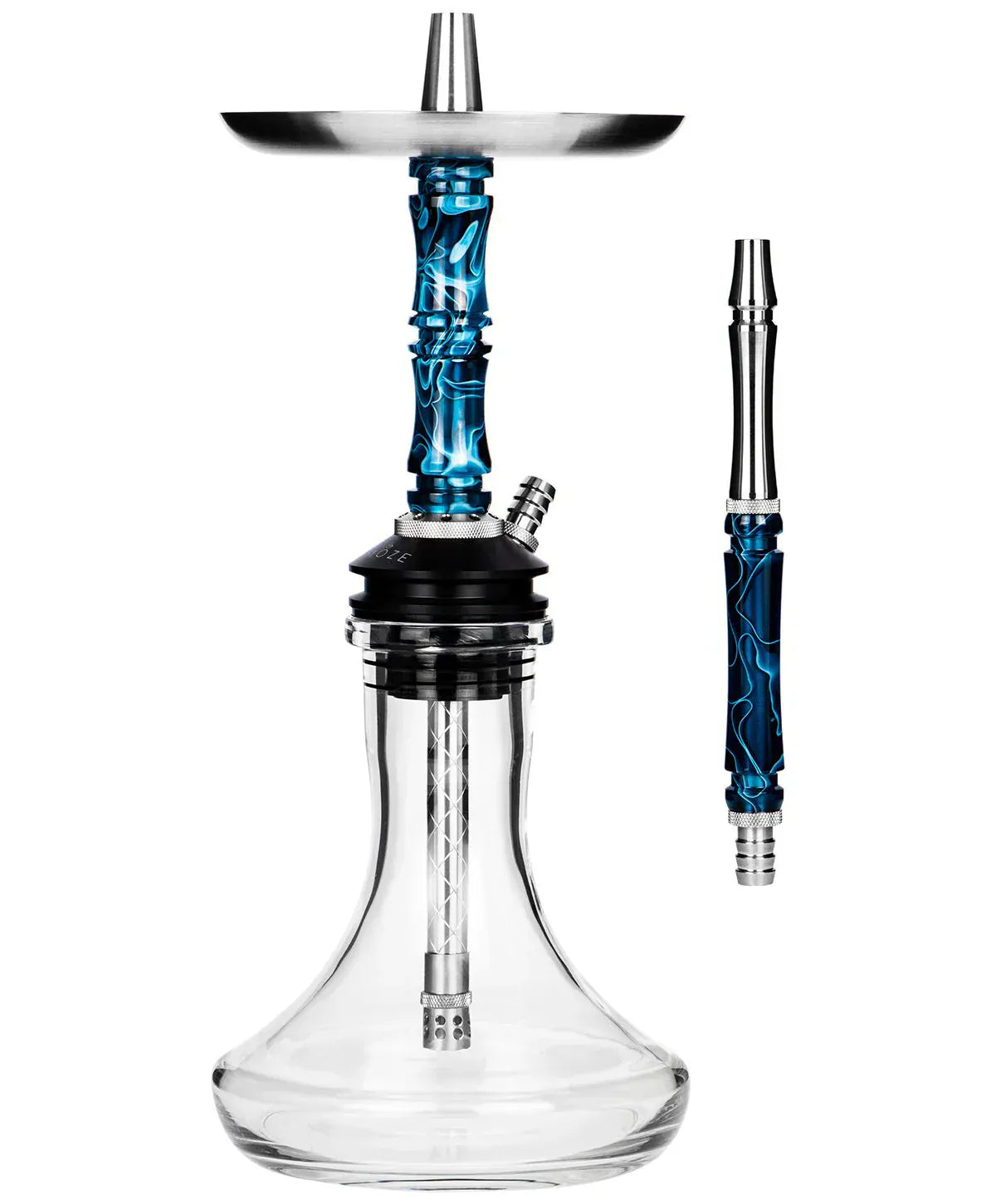 Moze Breeze Two Hookah Wavy Blue