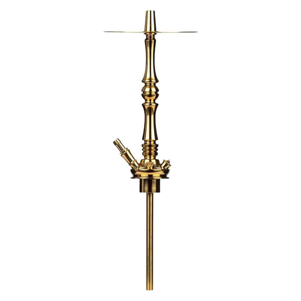 Moze Tradi L Hookah Stem with Handle Gold