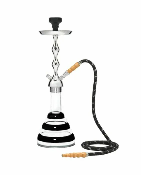 Mya Acrylic Hookah 22" 1 Hose / Black