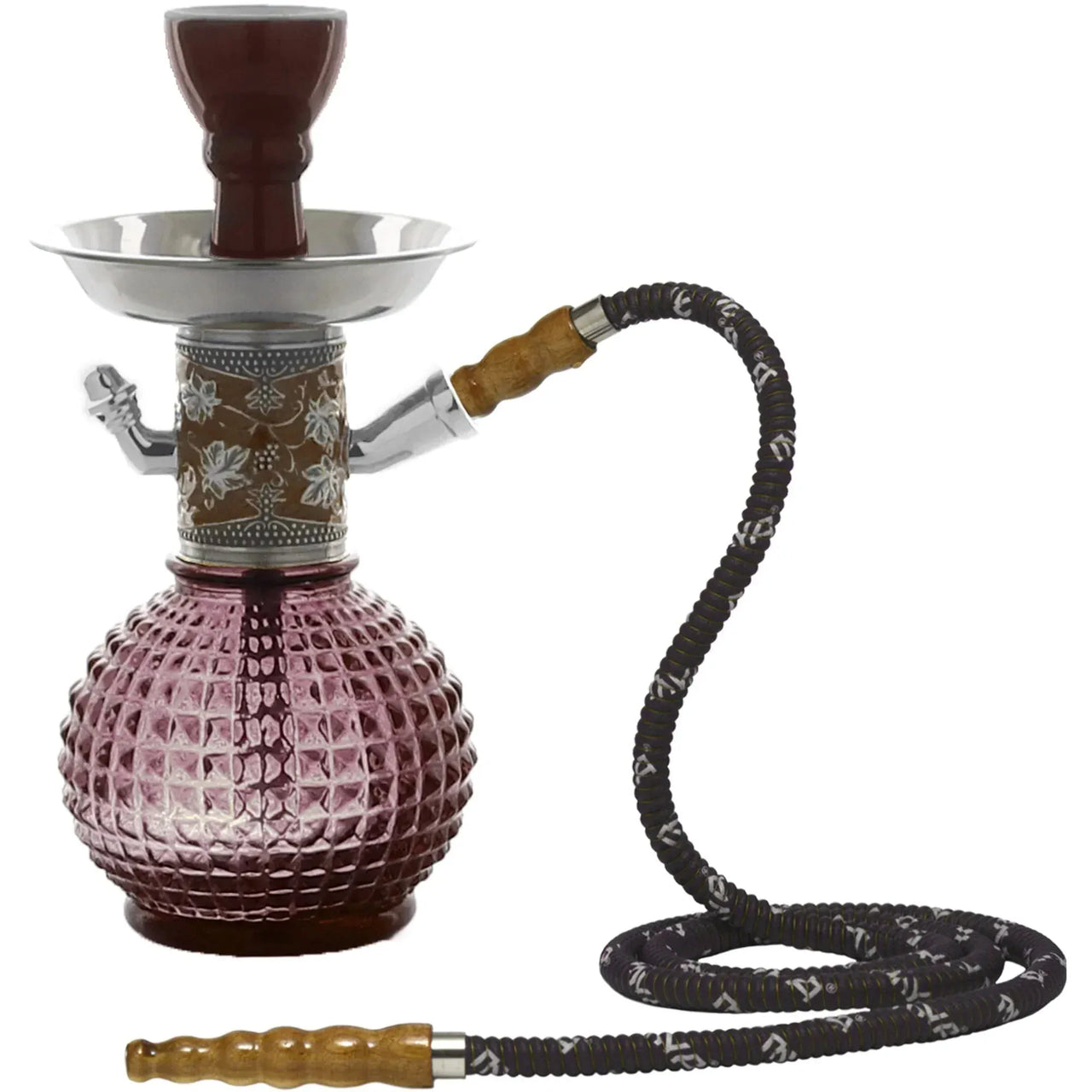 MYA Bambino Hookah w/ Case 12" Purple
