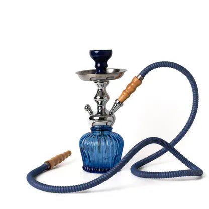 MYA Econo QT Hookah w/ Cage 13" Blue