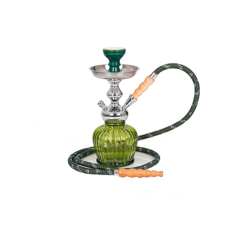 MYA Econo QT Hookah w/ Cage 13" Green