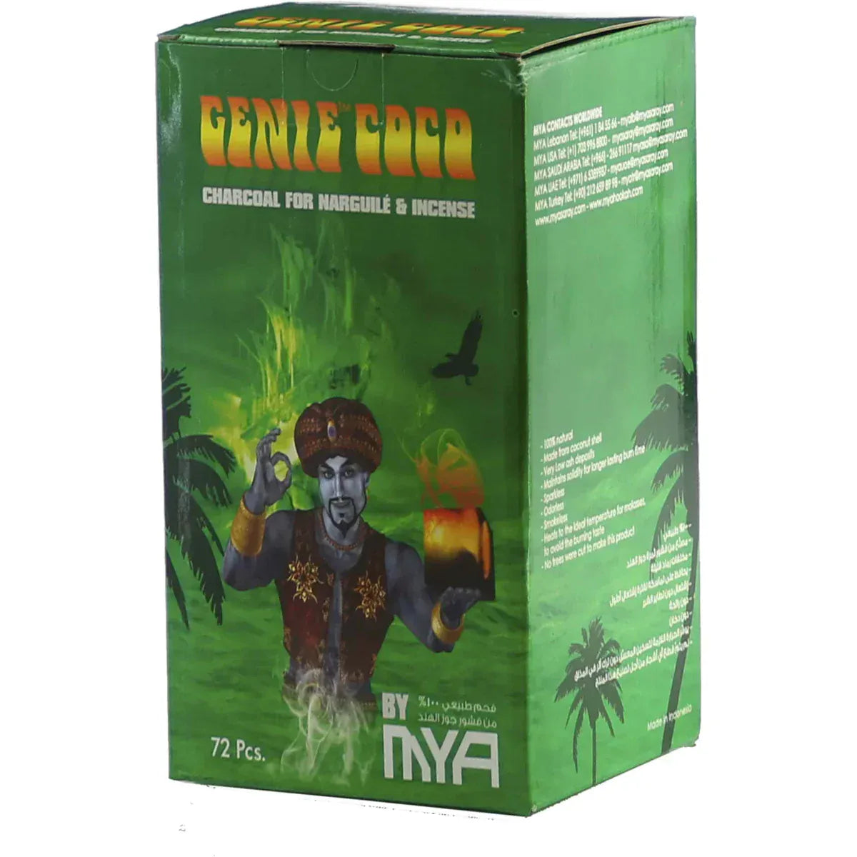 MYA Genie Coco Charcoals 72 Pieces
