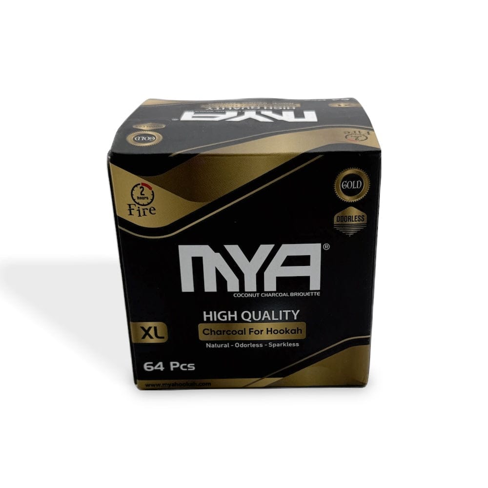 MYA Gold Coconut Charcoals 64 Pieces