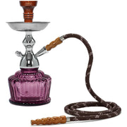 Mya QT Hookah with Cage 14" Purple