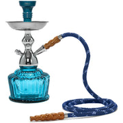 Mya QT Hookah with Cage 14" Sky Blue