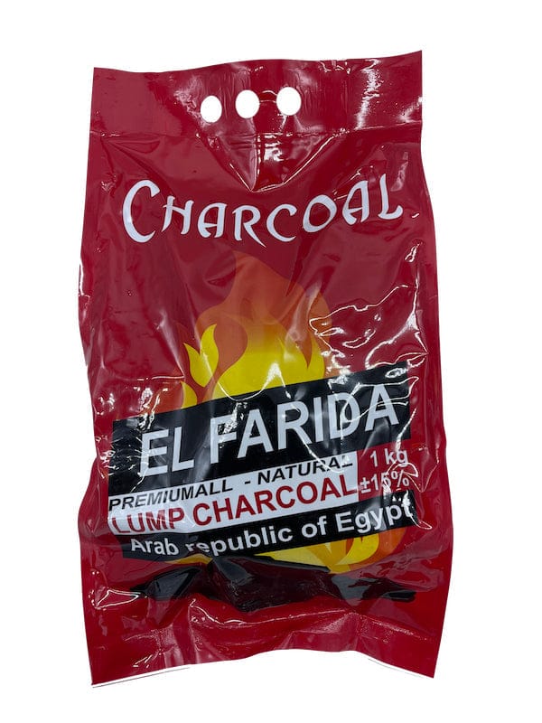 Natural Wood Hookah Coals 1kg Bag
