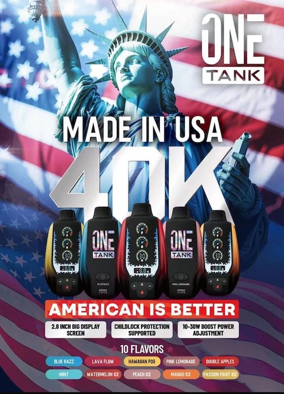 One Tank 40K Vape Disposable 5%