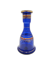 Pharaohs Egyptian Fancy Glass Base Blue