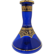 Pharaohs Nile Pyramid Glass Base Dark Blue
