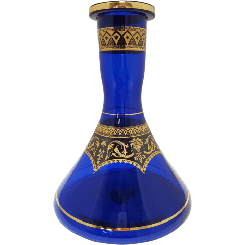 Pharaohs Nile Pyramid Glass Base Dark Blue