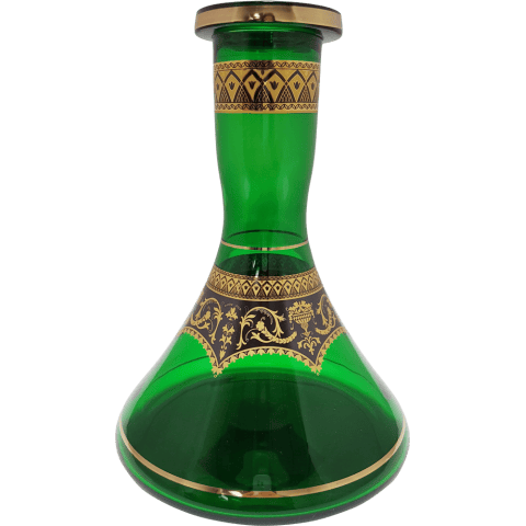 Pharaohs Nile Pyramid Glass Base Dark Green