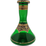 Pharaohs Nile Pyramid Glass Base Dark Green