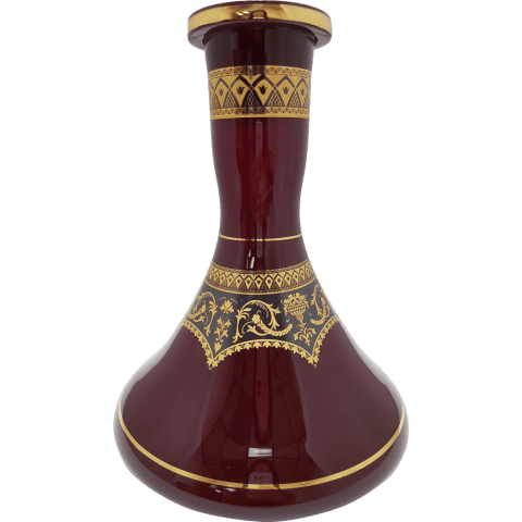 Pharaohs Nile Pyramid Glass Base Red