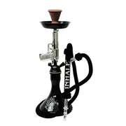 Pistol Hookah 19" Chrome