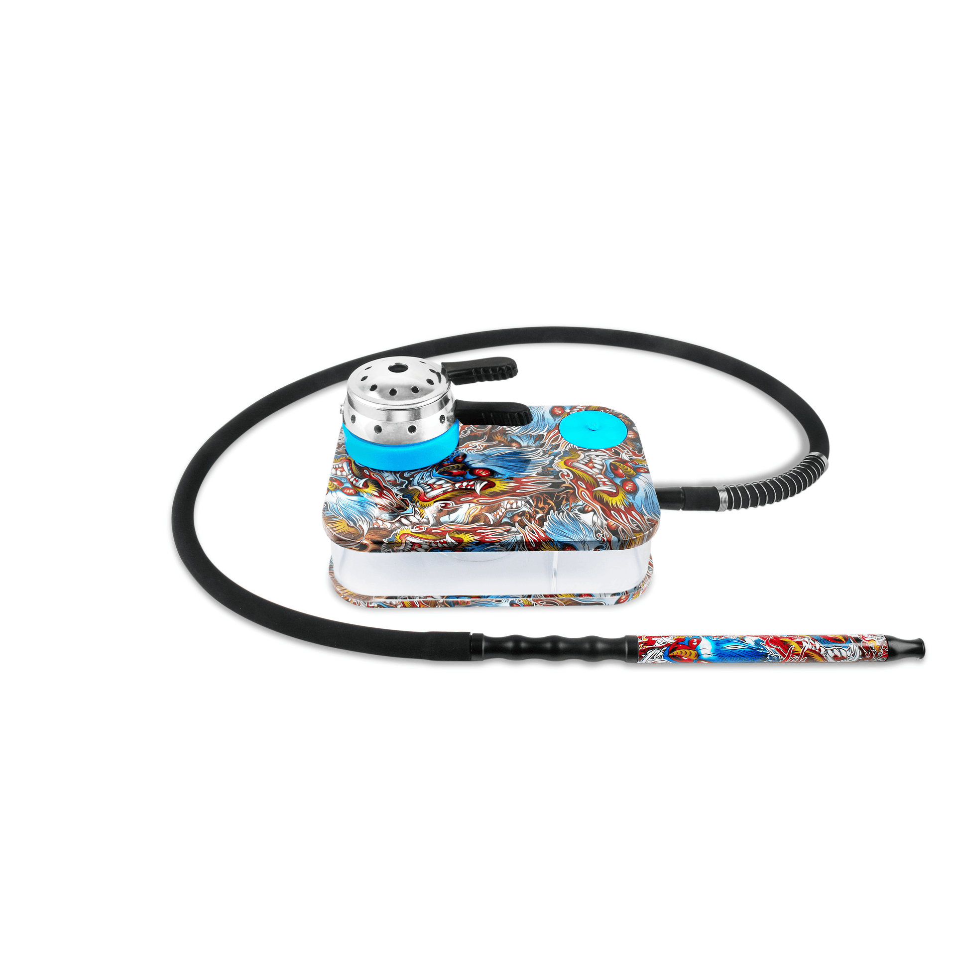 RIP Acrylic Boxx Hookah Rainbow