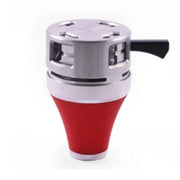 Silicone Metal Bowl with HMD Red