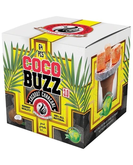 Starbuzz Cocobuzz 3.0 Charcoals 64 Pieces