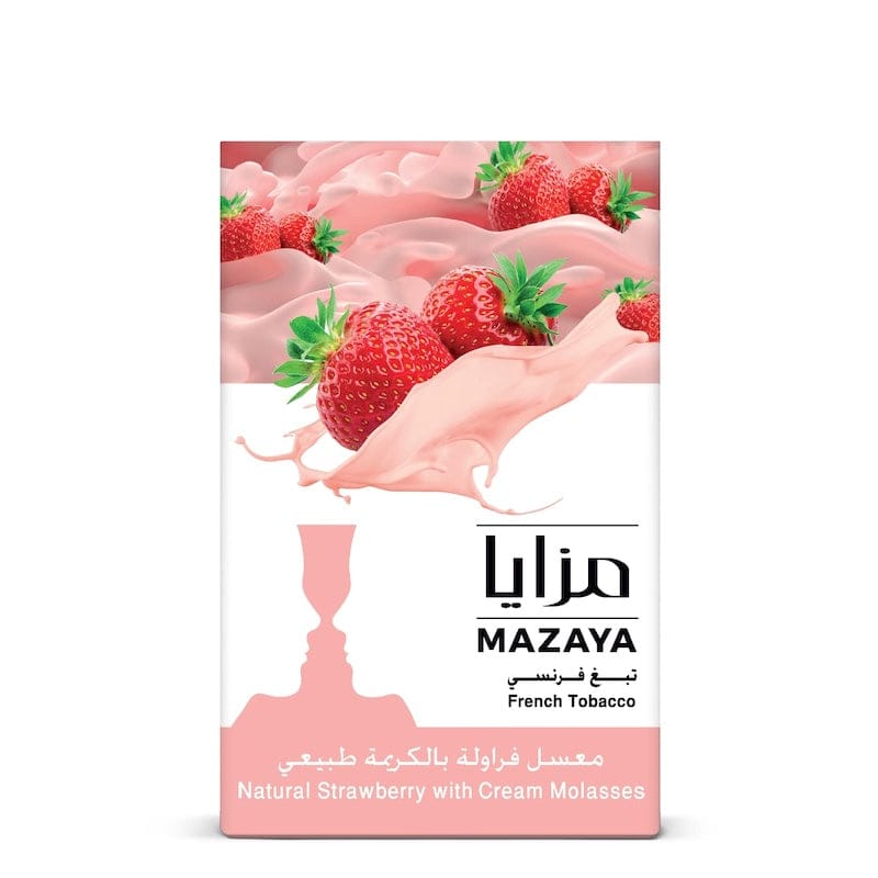 Mazaya Shisha Tobacco 50g - Strawberry with Cream