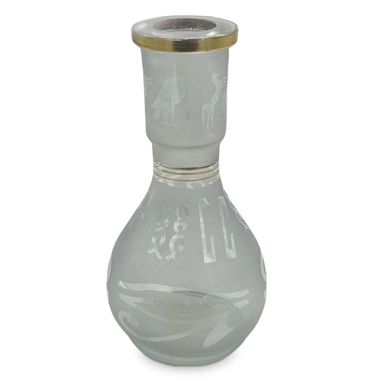 Teardrop Frosted Hookah Vase Blue