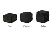 Titanium Cubettes Coconut Hookah Charcoal 120 Pieces