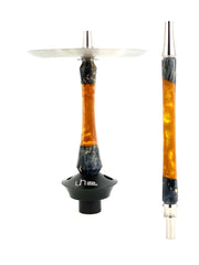 Union Sleek Hybrid Hookah Stem Black/Amber