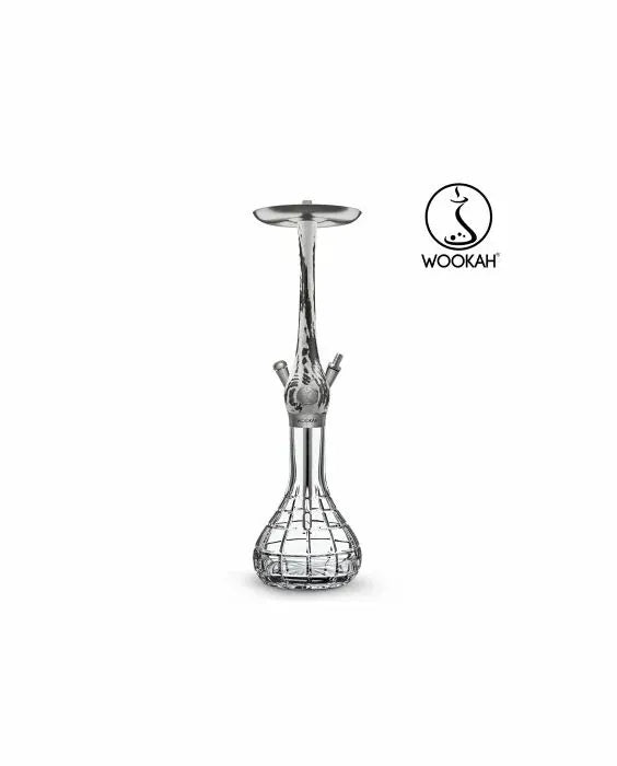 Wookah Crystal Wood Hookah White/Black / Onion