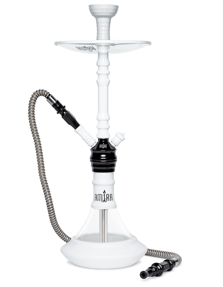 Amira Lightning Hookah White