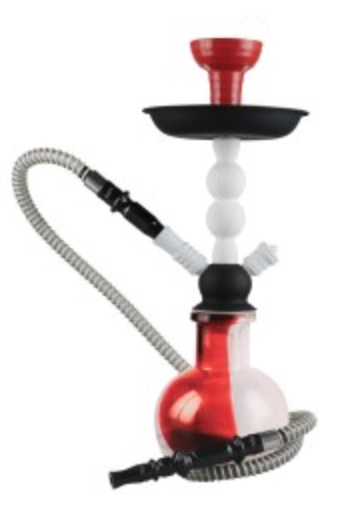 Amira Storm Hookah White/Red
