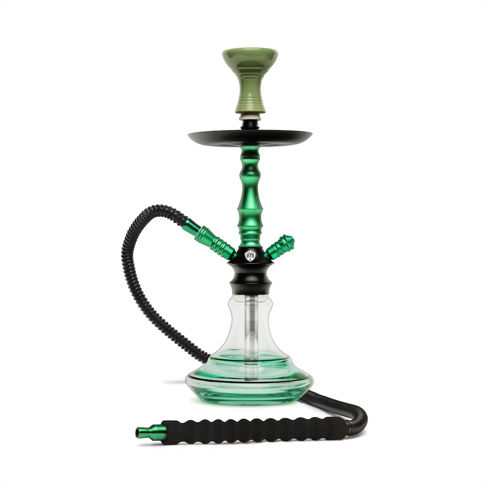 18" BYO Aura Hookah Green