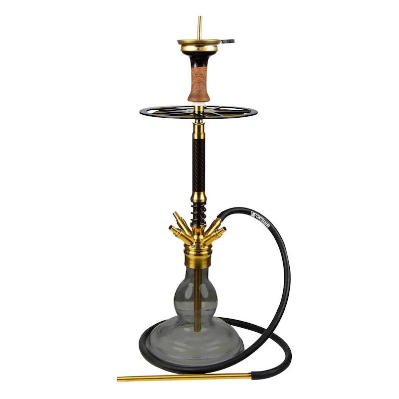 Contraband Lowrider Hookah - Black/Gold