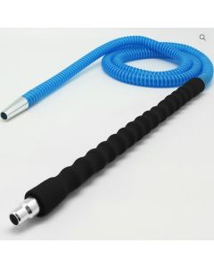 Amira Soft Handle Hookah Hose Blue/Black