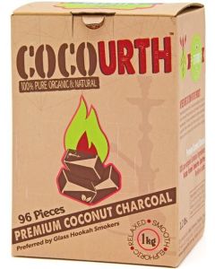 Cocourth Organic Coconut Hookah Charcoals Flats
